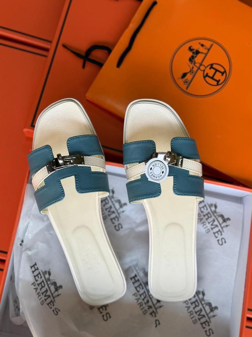 HIGH QUALITY HERMES KELLY SLİPPERS