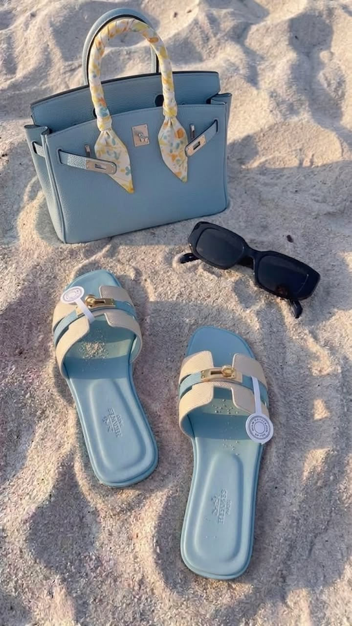 HIGH QUALITY HERMES KELLY SLİPPERS