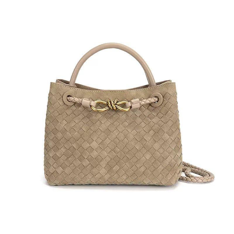 Tweed Woven Shoulder Bag